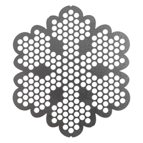 Diamond-Painting-Lineal, Eiskristall 1, Motivgröße: 7,3cm x 8,2cm