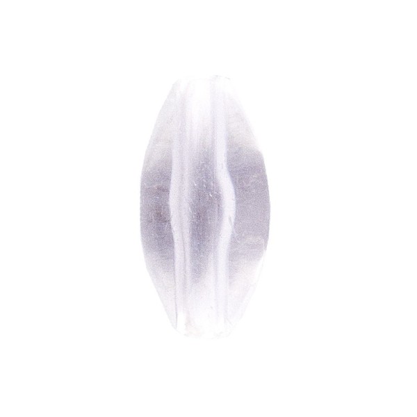 DuoColor-Perlen, oval, 12mm, klar/klar, 20 Stück