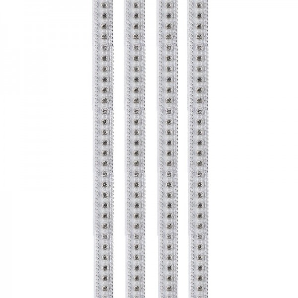 Premium-Schmuck-Bordüren "Glamour 5", selbstklebend, 29cm, silber