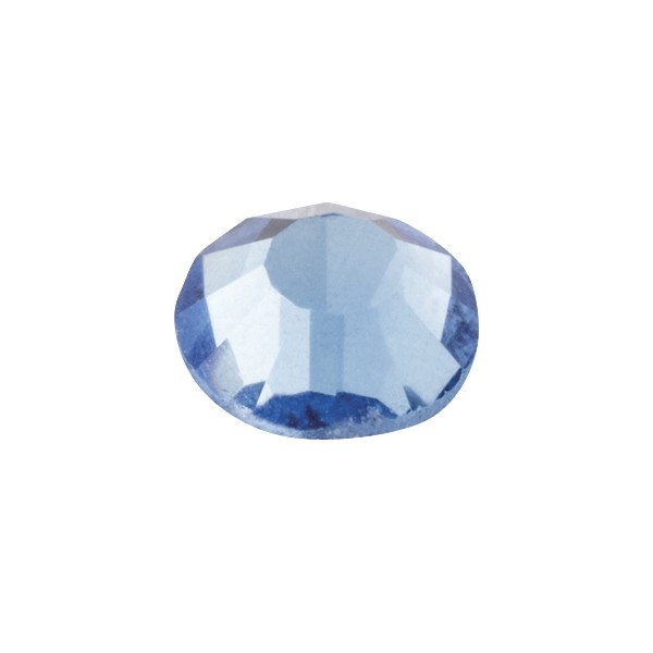 Hot-Fix Glas-Kristalle zum Aufbügeln, Ø4mm, 300 Stk., saphir