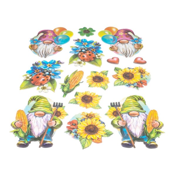 Premium Transfer Sticker - 10 Bogen Rubbelbilder Für Bastelprojekte