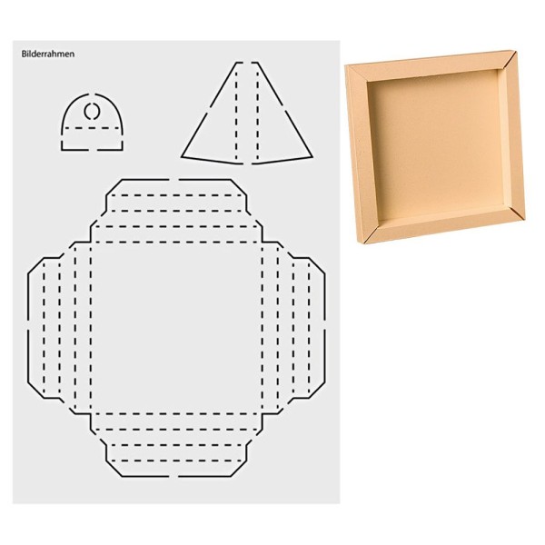 Design-Schablone Nr. 5 "Bilderrahmen", DIN A4