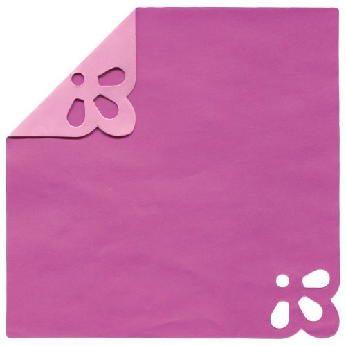 DuoColor Stanz-Faltpapiere, 13 x 13 cm, pink, 2 Ecken, 60 Blatt