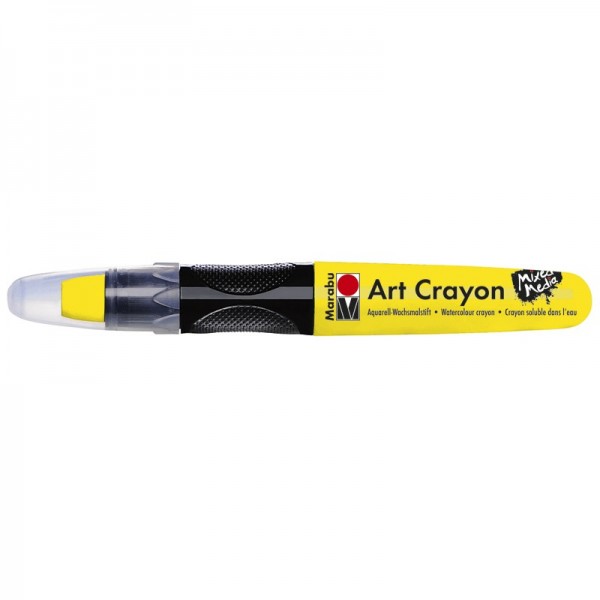 Marabu Art Crayon/Aquarell-Wachsmalstift, wasserlöslich, gelb