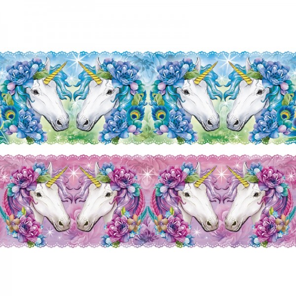 Zauberfolien "Einhorn", Schrumpffolien für Eier mit 18cm x 14cm, 13cm hoch, 4 Stück