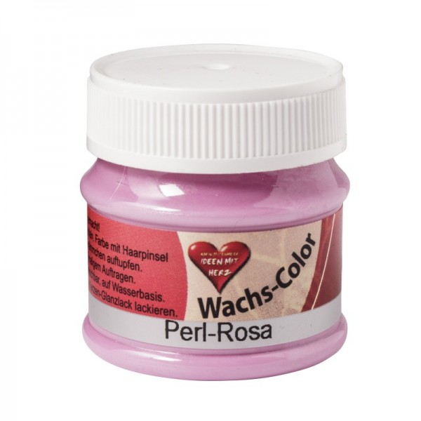Perlmutt Wachs Color, 50 ml., Perl-Rosa