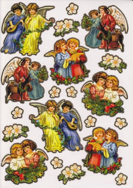 Ultra Gloss Sticker, DIN A4 Bogen, Engel