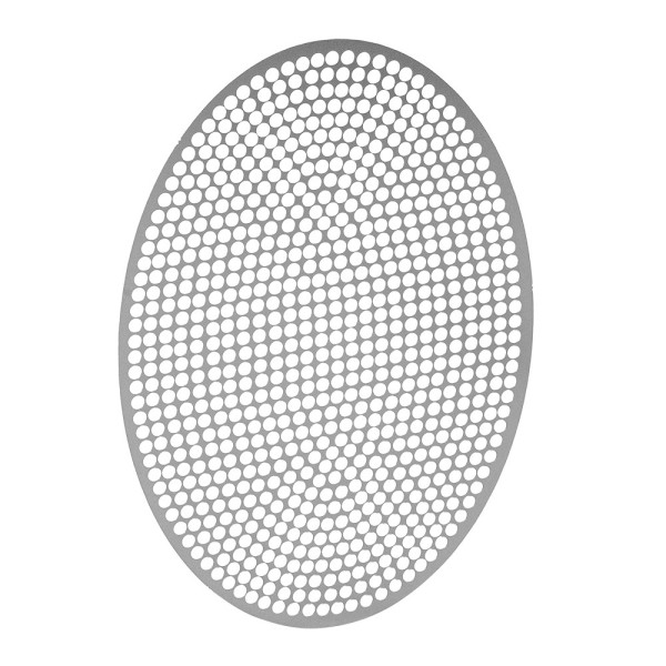 Diamond-Painting-Lineal, Oval, für runde Steine, Legefläche: 12,6cm x 9,1cm