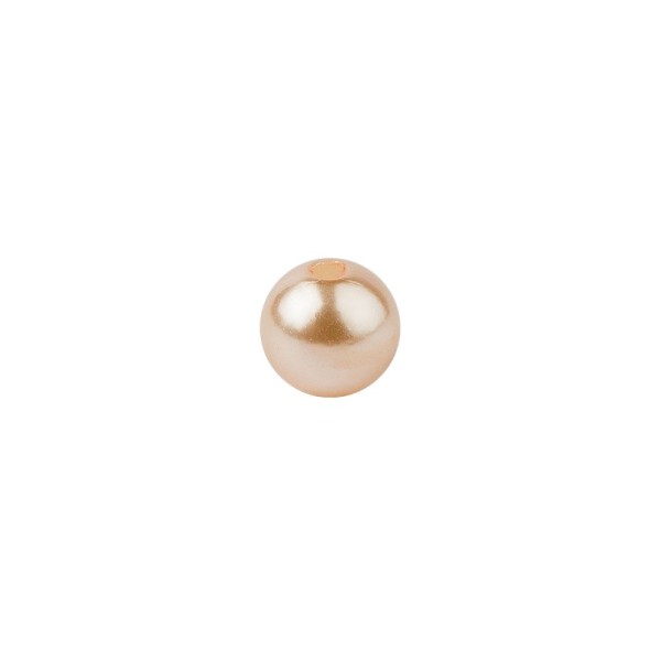 Perlen, Perlmutt, Ø 10mm, lachs, 50 Stück