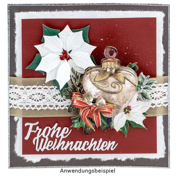 Prge-& Stanzschablonen, 3-D Weihnachtsstern, 9 Stck | Prge- &  Stanzschablonen | Stanzer | Bastelbedarf | Ideen mit Herz