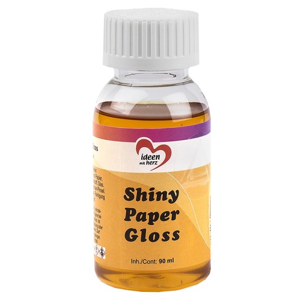 Glanzlack "Shiny Paper Gloss", Papierlack, hochglänzend, 90 ml