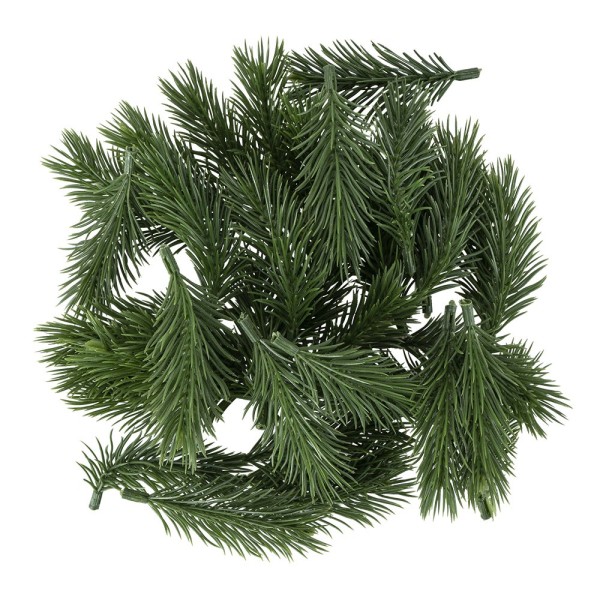 Deko-Tannenzweige, 8cm lang, grün, 38 Stück