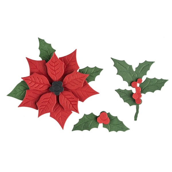 Prge-& Stanzschablonen, 3-D Weihnachtsstern, 9 Stck | Prge- &  Stanzschablonen | Stanzer | Bastelbedarf | Ideen mit Herz