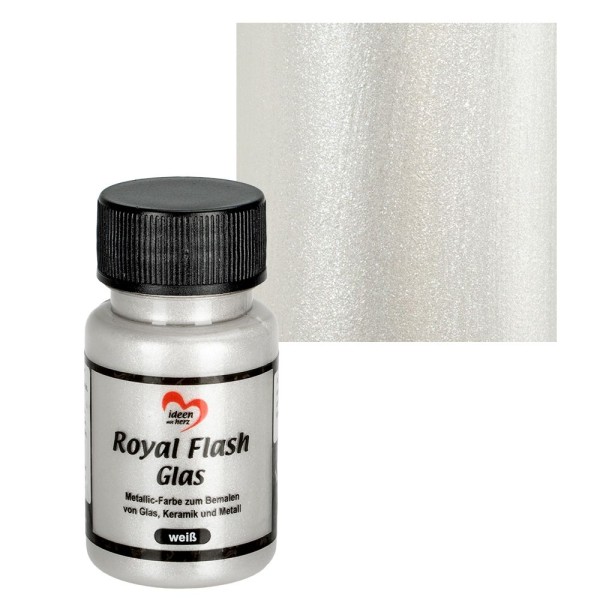 Royal Flash Glas, weiß, 50ml
