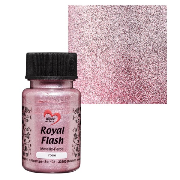 Metallic-Farbe "Royal Flash", rosé, 50ml