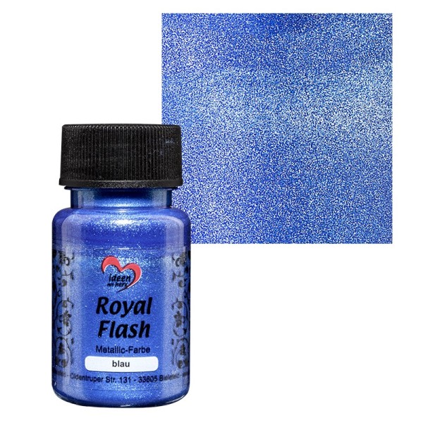 Metallic-Farbe "Royal Flash", blau, 50ml