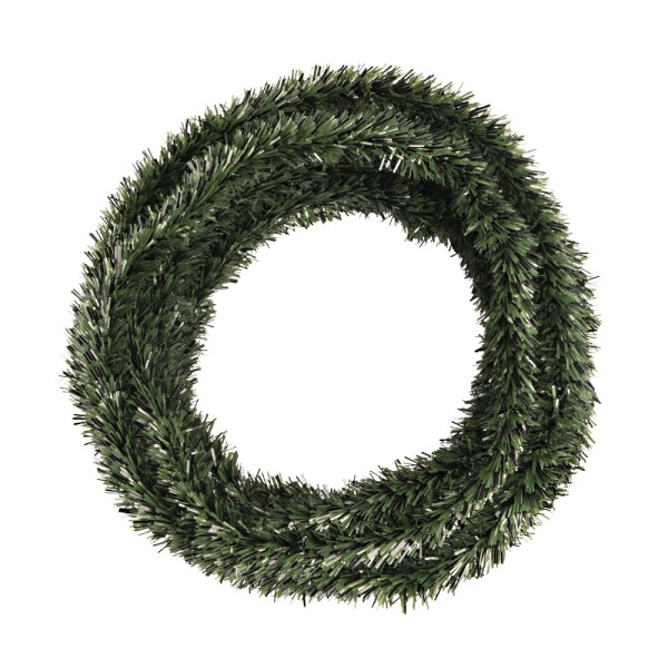 Tannen-Girlande, Duo-Color, Design 2, 5m lang, Ø 2cm, grün/schwarz
