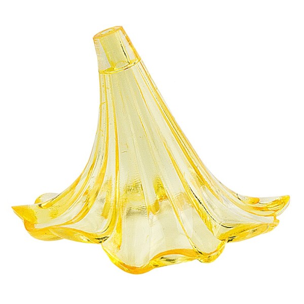 Blütenkelche 2, 3,9cm x 3,0cm, goldgelb, 10 Stück