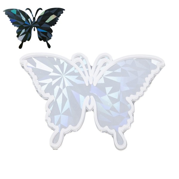 Silikonform, Holografie-Effekt, Schmetterling, 10,3cm x 6,9cm x 0,7cm, lebensmittelecht