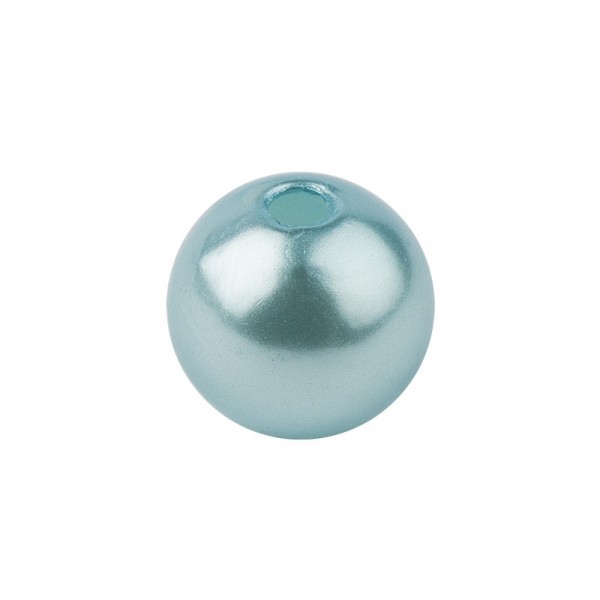 Perlmutt-Perlen, Ø1 cm, 50 Stück, türkis
