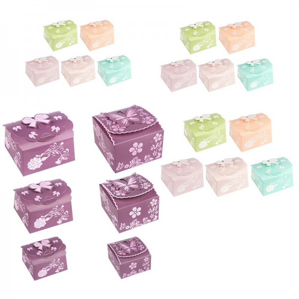 Glückstreffer-Set, Zier-Faltboxen