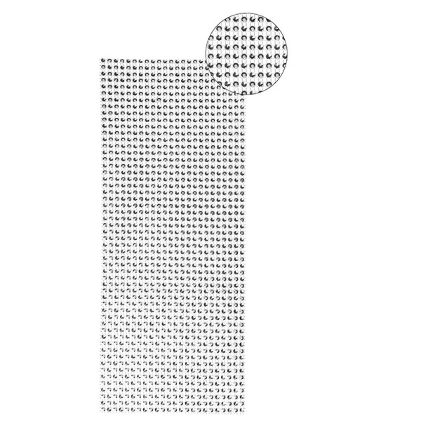 Schmuck-Netz, selbstklebend, 12 x 30 cm, Bi-Color, silber/silber