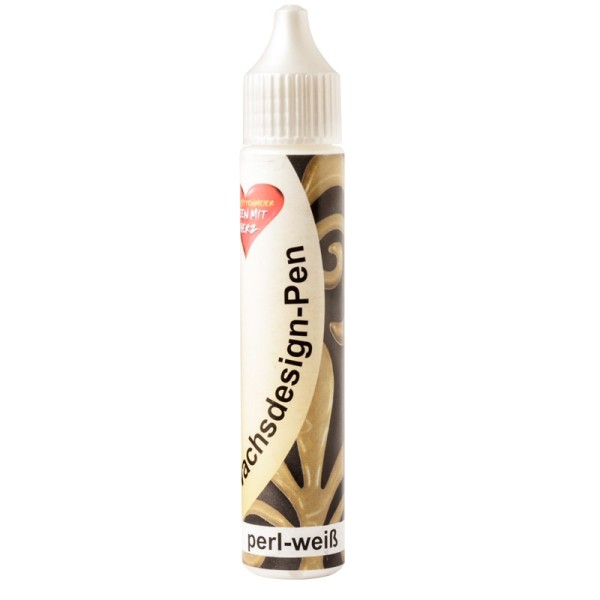 Wachsdesign-Pen, 30 ml, perl-weiß