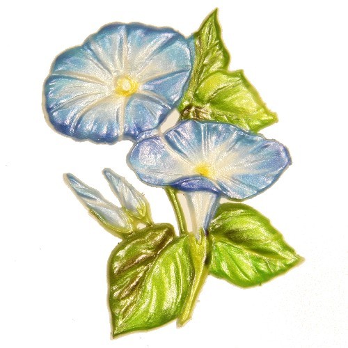 Wachsornament Ackerwinde, 8,5 x 6 cm