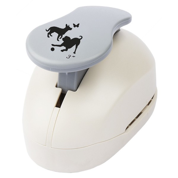 Jumbo-Stanzer, Hunde, 6,8cm x 6,7cm