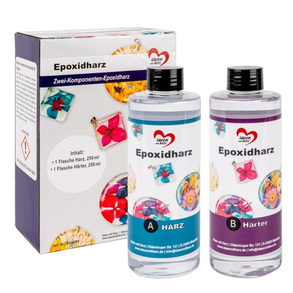 Epoxidharz, 250ml Harz, 250ml Härter