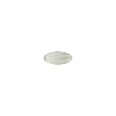Perle, länglich 0,8 x 0,3 cm, 50 Stück, kristall