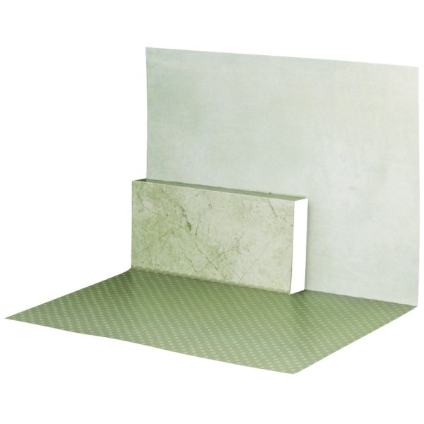 Pop-Up-Grußkarten-Einleger, gefaltet 11 x 15,5 cm, Punkte, grün