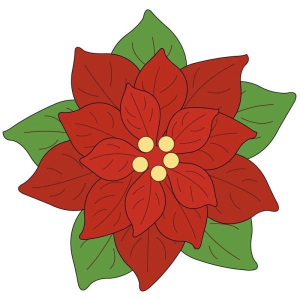 Design-Schablone Nr. 7 "Weihnachtsstern", DIN A4 | Design-Schablonen |  Grukartengestaltung | Bastelbedarf | Ideen mit Herz