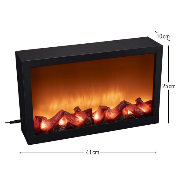LED-Kamin, 41cm x 10cm x 25cm, mit Flammeneffekt, mit Timer, netzbetrieben  | Leucht-Deko | LED & Leucht-Deko | Deko- & Geschenkartikel | Ideen mit Herz