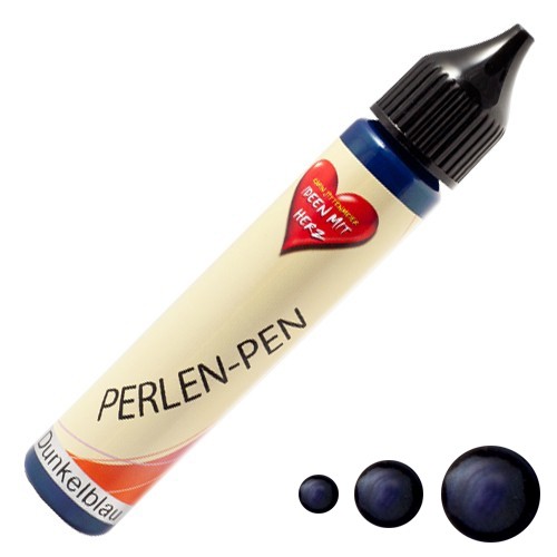 Perlen-Pen, 25ml, dunkelblau