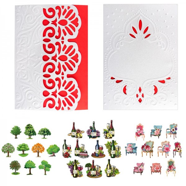 Glückstreffer-Set, 3-D Grußkarten Deluxe