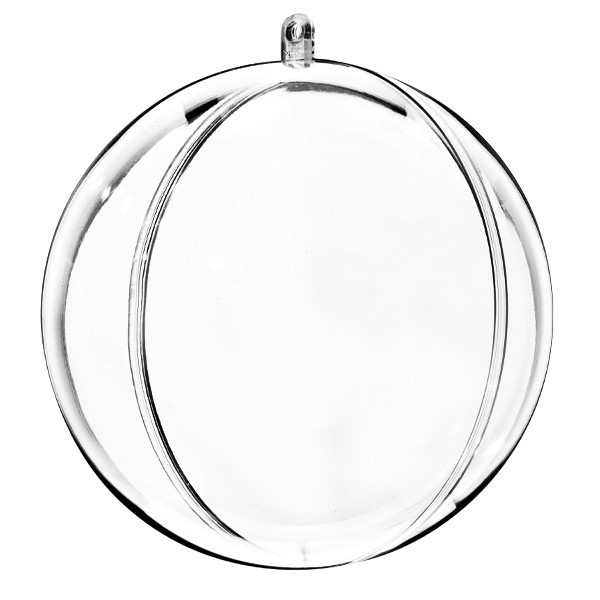 Acrylkugel, transparent, Ø4 cm, 5 Stück