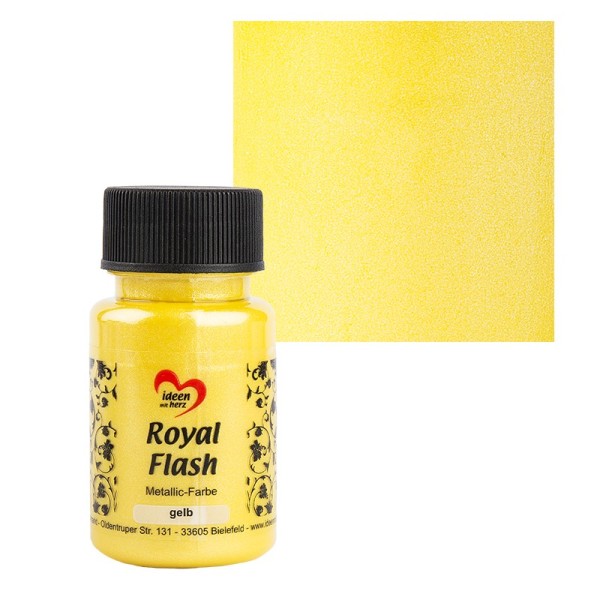 Metallic-Farbe "Royal Flash", gelb, 50ml