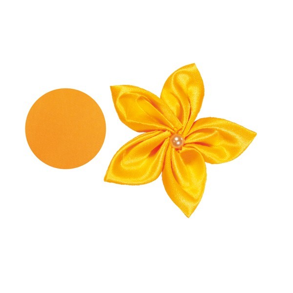 Satin-Stanzform, rund, Ø6cm, 50 Stück, orange