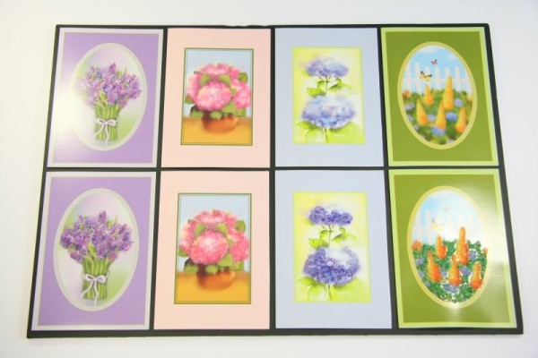 Floristica-Karten, DIN B6, 4 Stück