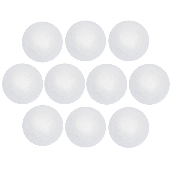 Styropor-Kugeln, Ø 6cm, 10 Stück