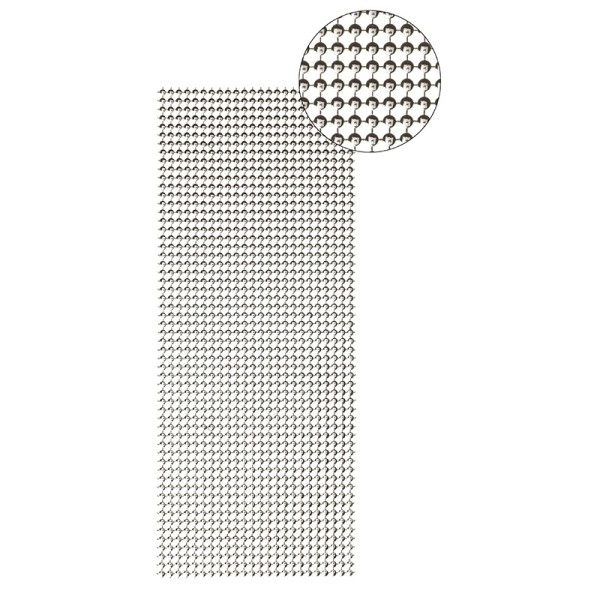 Schmuck-Netz, selbstklebend, 12 x 30 cm, silber, Design 18
