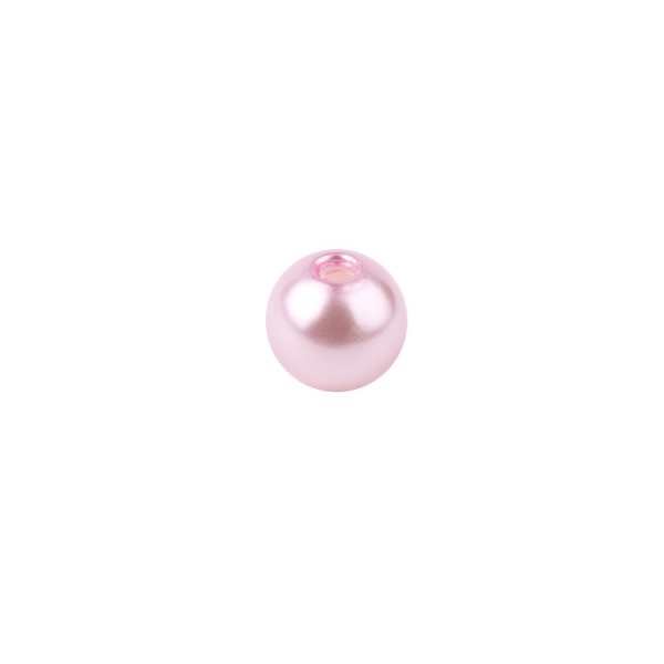 Perlmutt-Perlen, Ø 4mm, 200 Stück, pastell-rosa