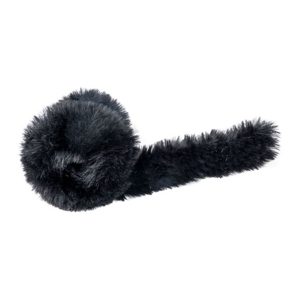 Premium-Flausch-Draht, 2m lang, Ø4cm, schwarz