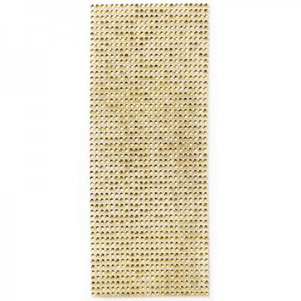 Schmuck-Netz, selbstklebend, 12 x 30 cm, gelbgold