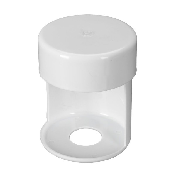 LED-Kerzenbasis, zum Zusammenbauen, 16cm hoch, Ø 10cm, weiß