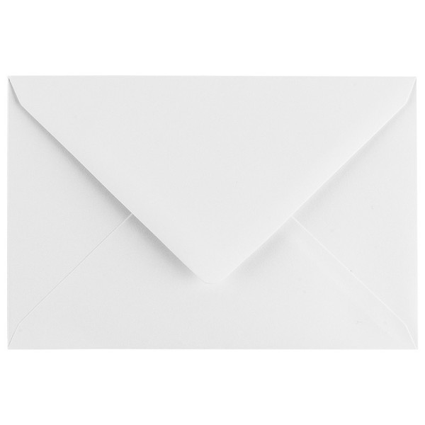 Umschläge, DIN C5 (16,2cm x 22,9cm), 160g/m², nassklebend, weiß, 20 Stück