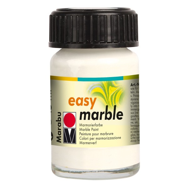 Marmorierfarbe, Marabu easy marble, 15 ml, kristallklar