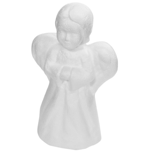 Styropor-Engel, 24 cm hoch