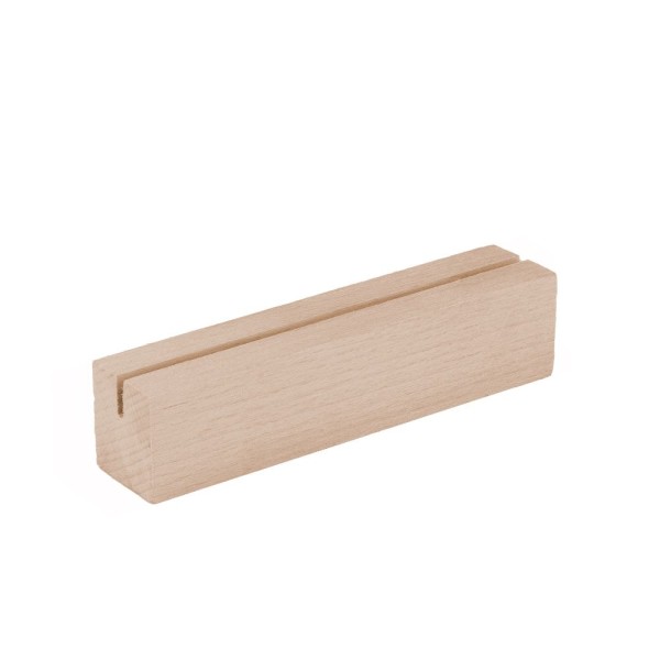 Holzständer, Rechteck, 1 Schlitz, 15,2cm x 2,5cm x 2,7cm